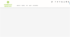 Desktop Screenshot of honestlyhealthyfood.com